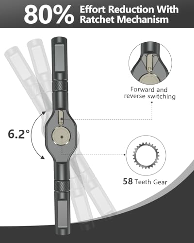 ORIA 42 in 1 Screwdriver Set, Magnetic Ratchet Screwdriver Kit with Ratchet Handle, 40 Precision Bits, DIY Repair Tool Kit for Electronics, Bike, Furniture, Computer, Phone - color: Black