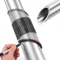 Yookeer Multi Surface Pipe Profiling Tool Cutting Template, 0-6" Pipe - size: 0-6" Pipe