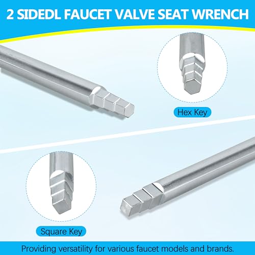 Faucet Seat Wrench, Compression Seat Installation & Removal Tool, 1 Pack