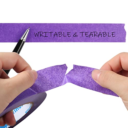 Purple Painters Tape,1 inch x 60 Yards - color: Purple