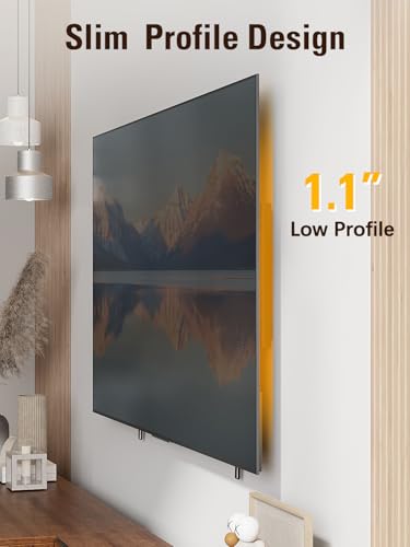 Mounting Dream Fixed TV Wall Mount Low Profile TV Bracket for 42-90 Inch TV | Flush TVs Mount for Space Saving, Wall Mount TV Bracket Fits 16", 24", 32" Studs, Max VESA 800x400mm and 132lbs MD2361-32 - size: Fixed for 42"-90" TV & 16"/18"/24"/32" Studs