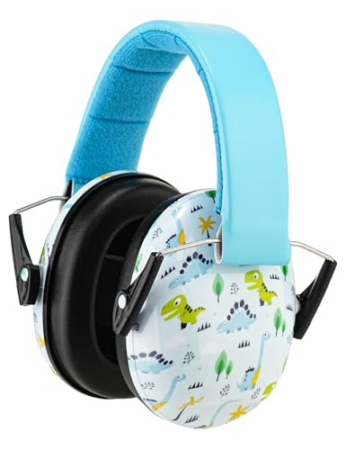 Kids Noise Canceling Earmuffs, 25-30dB Noise Reduction Ear Protection, Adjustable Headband Concert Fireworks, Autism - color: Bukl