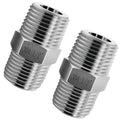1/2 NPT Nipple, 304 Stainless Steel Hex 1/2 Nipple pipe fittings - size: NPT1/2