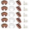 Surf Turtle 5 Pack Center Mount Drawer Replacement Slides - style: 5 Pack/With Metal Brackets