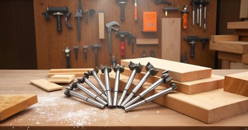 Forstner Drill Bit Set 15-35mm 16 Pcs Carbide Forstner Bits HSS