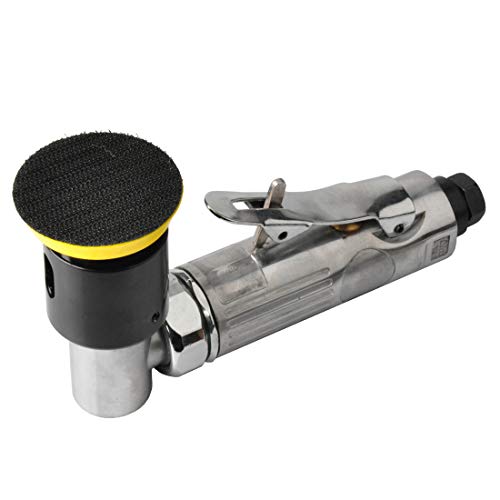 PROSHI 2" and 3" angle orbital sander, 3-inches random orbital air sander, pneumatic sander for auto sanding tools, dual-action polisher, angle head for tight work areas
