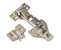 165 Degree Soft Close Cabinet Hinge, Single Pack Lazy Susan Corner Cabinet Hinge for Cabinet Frame to Door Connection, Kitchen Cabinet Hardware - size: 165 degrees