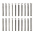 uxcell 3x28mm 304 Stainless Steel Dowel Pins, 50Pcs Knurled Head Flat Chamfered End Dowel Pin, Wood Bunk Bed Shelf Pegs Support Shelves Fasten Elements - size: 3x28mm
