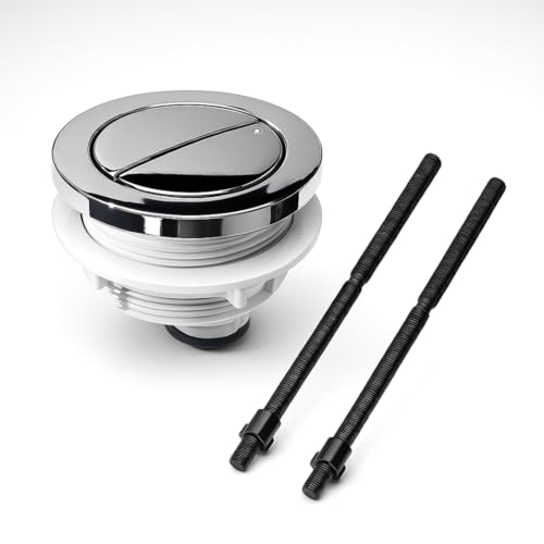 48 mm Dual Flush Valve Replacement Button,topper,pusher for Glacier Bay,AquaSource and other Dual Flush Toilets Designed for Tank Lid Mount,Half/Full Flush mechanism with 304 Steel Spring