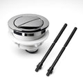 48 mm Dual Flush Valve Replacement Button,topper,pusher for Glacier Bay,AquaSource and other Dual Flush Toilets Designed for Tank Lid Mount,Half/Full Flush mechanism with 304 Steel Spring