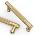 Asidrama 10 Pack 3.75 Inch(96mm) Champagne Bronze Cabinet Pulls Knurled Kitchen Cabinet Handles, Champagne Gold Cabinet Hardware for Cupboard Drawer Pulls - color: Champagne Bronze, size: 3.75" Hole Center, style: 10 Pack