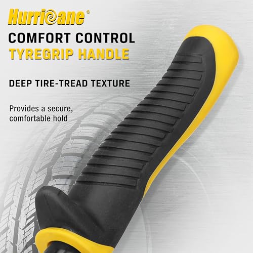 HURRICANE 10 inch Aviation Tin Snips, Straight Cut Metal Shears with Non-Slip Tyregrip Handle, Cr-V Steel Blades Shears for Thin Sheet Metal, Aluminum, Gutter & DIY Projects - size: 10 Inch Regular: Straight Cut