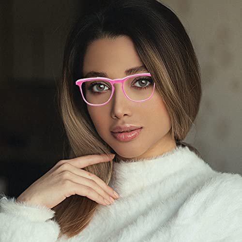 Safety Glasses for Men Women Nurses Anti Fog Stylish Fashion Comfortable Goggles with Side Shields Eye Protection for Adult - color: 3-pack: Pink, Black, Clear