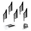 T142HB T-Shank Flush Cut Jigsaw Blades for Wood, HCS, 5 Pcs