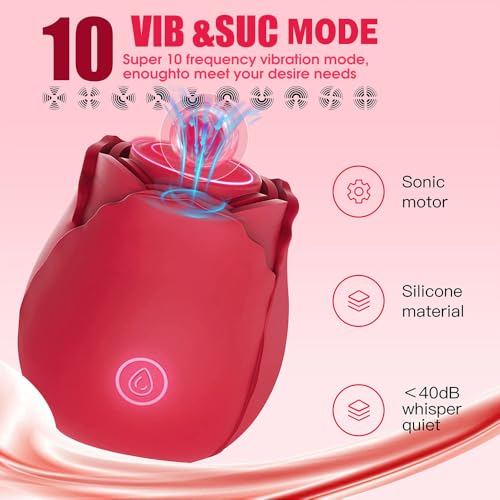 Rose Adult Tool for Women 2026 Clitiors Sucker Toys Rose Vibratoer R-07