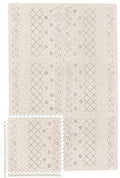 Yay Mats Stylish Extra Large Puzzle Play Mat, Thick, Soft, Non - Toxic Foam Covers 6 ft x 4 ft. Expandable Tiles with Edges - EVA Foam Play Mat for Floor (Carter Mudcloth Tan) - color: Carter Mudcloth Tan