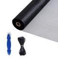 BafloTEX Fiberglass Screen Mesh, 36 x 84 Inch Window and Door Repair Kit - size: 36"x84"