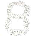 #8 Stainless Steel Flat Washers, 3/16" ID x 7/16" OD, 100 Pack - size: #8 (100)