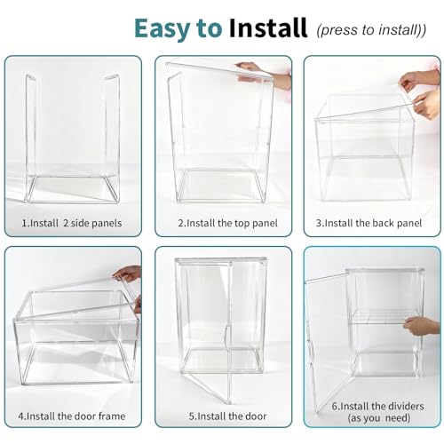 Upgraded Baby Bottle Storage Organizer for Countertop Cabinet, Thickened - size: X-Large