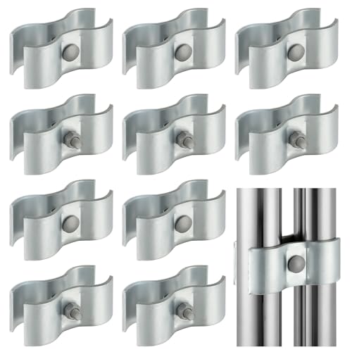10 Sets 1-3/8 inch Chain Link Fence Panel Clamps - size: 10 Sets-1-3/8 inch