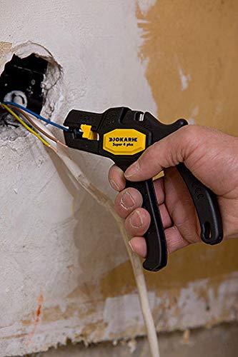 Jokari 20050 Ergonomic Super 4 Plus Automatic Wire Stripper for Wires from 0.2mm-6mm, 16.5cm L x 14cm W x 2.7cm H