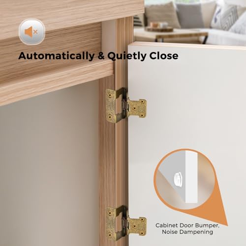 Ravinte Antique Brass Semi-Overlay 1/2 inch Self-Closing Hinges, 10 Pack - color: Antique Brass