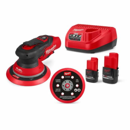 Milwaukee Electric - M12 FUELTRADE 6 Random Orbital Sander 3/16