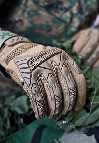 Ironclad Command Tactical Impact, Touch Screen Gloves, TPR Impact Protection, TAA Compliant (1 Pair) IEXT-ICOY-02-S - color: Coyote, size: Medium