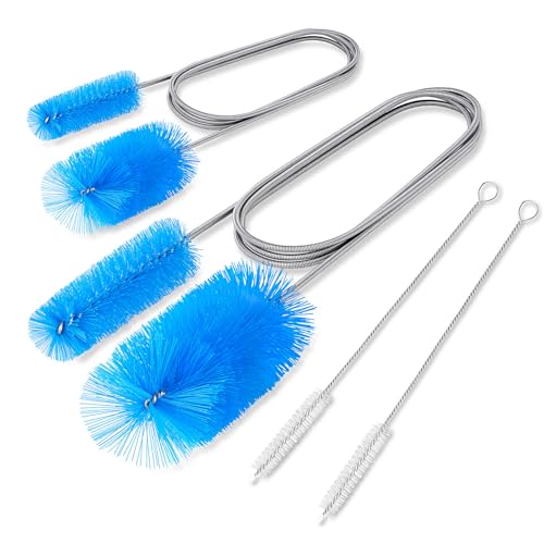 SARDVISA 66 Inch Drain Cleaning Brush, Flexible Long Pipe Cleanner Tool - size: Large clean brush