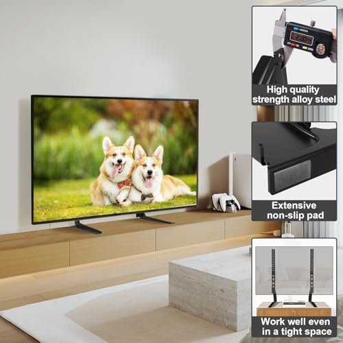 TAVR Universal Table Top TV Stand for 27-65 inch TVs Holds up to 88 lbs - size: 27-65 inch Screens