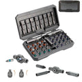 Asnish 42 in 1 Magnetic Ratchet Screwdriver Set with Precision Bits - color: Black-dark Gray, size: 42 In 1
