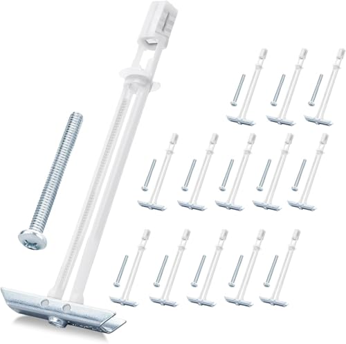 14 Pack Drywall Anchor with Included Bolts for 1/4-20 Fastener Size - size: 1/4"-20：Pack of 14
