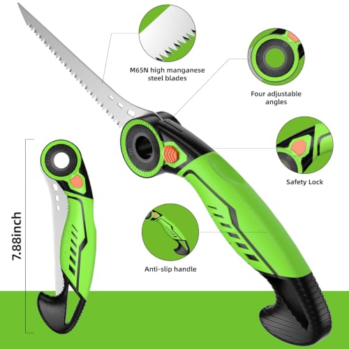 AIRAJ 6.7" Pruning Saw,Folding Saw with SK5 Steel Blade,Fine Tooth Hand Saw - size: 6.7 Inch