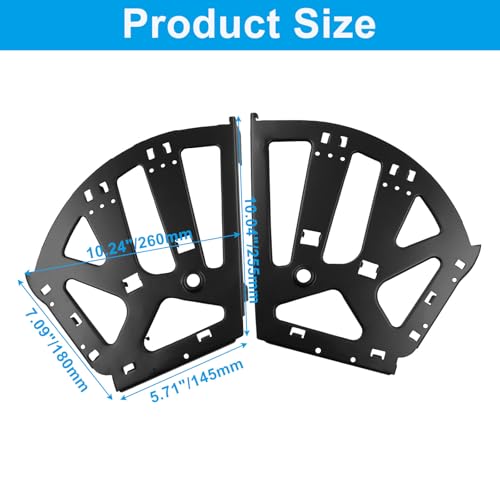 Bivethoi 4 Pcs Shoes Drawer Cabinet Hinges, 3 Layers, Black - size: 3 Layers(Black)