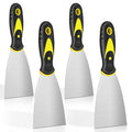 Putty Knife Set, Stainless Steel Spackle Knife Paint Scraper Tool Wallpaper Scraper (4PCS-2"")