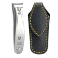 GERMANIKURE Toenail Clipper, 8 cm, Solingen Germany, Leather Case - size: Large (8 cm)