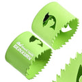 Geinxurn 2-1/8 Inch(54mm) Hole Saw, 2PCS HSS Bi-Metal Hole Saw Kit with Shark Tooth Hole Cutter for Wood,Drywall, PVC Boards and Thin Metal - color: 2 PCS 2-1/8"