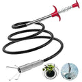 Drain Snake, Toilet Auger Hair Drain Clog Remover (116 inch) - style: 116 IN