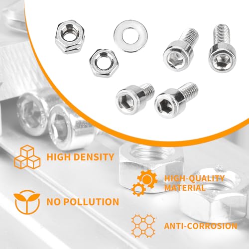 279 Pcs M5 Screws and Nuts Set, Hex Socket Head Cap Screws, Washers Kit - Stainless Steel Metric Machine Screw Assortment, Fully Threaded Hex Nuts and Bolts - size: M5