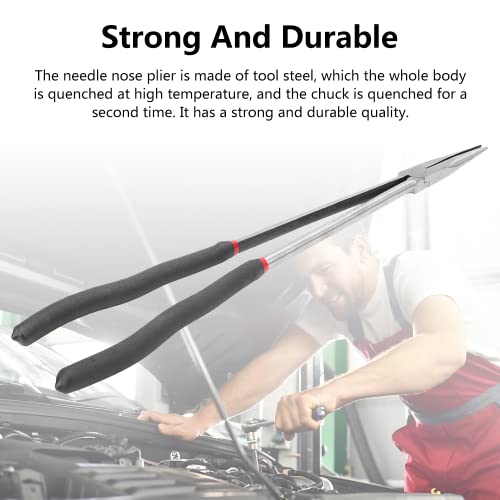 Watris Veiyi 16'' Straight Long Needle Nose Pliers for Mechanics