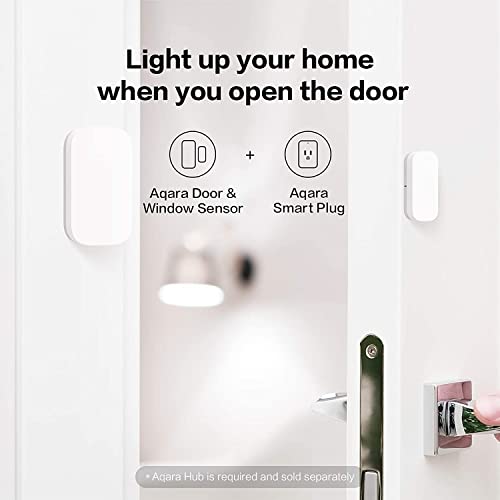Aqara Zigbee Door and Window Sensor 3 Pack, Wireless Mini Contact Sensor - style: Door and Window Sensor 3 Pack