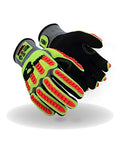 MAGID T-REX Flex Series ANSI A7 Sandy Nitrile Coated Palm Impact Gloves, 1 Pair, Size 8/Medium (TRX775) - size: 8/M, style: 1 Pair