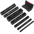 EANOSIC Setup Blocks Height Gauge Set, 7pcs Precision Aluminum Setup Bars for Router and Table Saw Accessories Woodworking Set Up, Bars Include Laser Engraved Size Markings - style: 7 Pcs-INCH