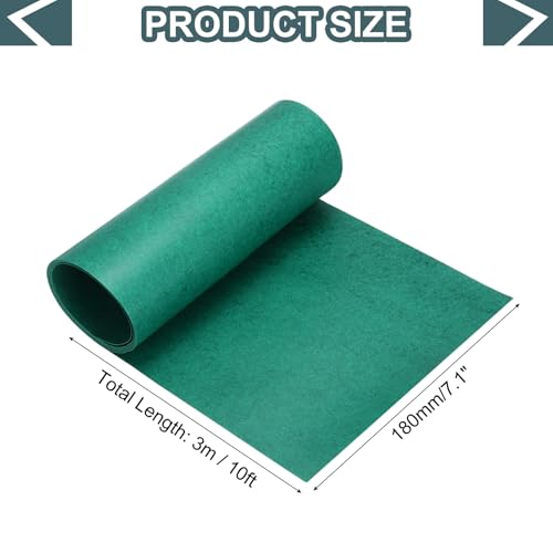MECCANIXITY Electrical Insulating Fish Paper 180mm, 10ft Green - size: 180mm