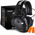 Bluetooth Shooting Ear Protection, 2-in-1 Gel Earmuffs for Glasses - color: Black