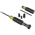 Klein Tools 80083 Impact Driver Kit with 7-in-1 SAE Impact Socket Set and 14-in-1 Multi-Bit Adjustable Length Screwdriver, 2-Piece - size: 2-Piece Kit