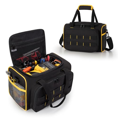 Marscamd 12-inch Tool Bag with Multiple Pockets, Heavy Duty Tool Tote