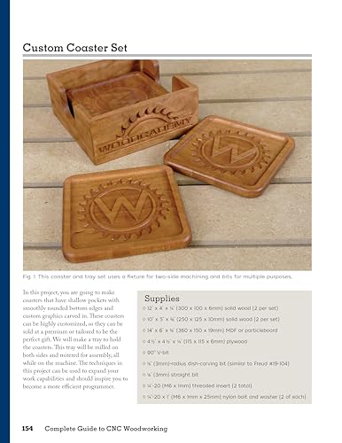 Complete Guide to CNC Woodworking: Everything You Need to Know to Use Any CNC Router (Fox Chapel Publishing) 19 Skill-Building Step-by-Step Projects from Clamps and Fixtures to Box Inlays