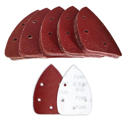 60 Pcs 240 Grit Mouse Sandpaper, Aluminum Oxide Mouse Sanding Pads - size: 240 Grit