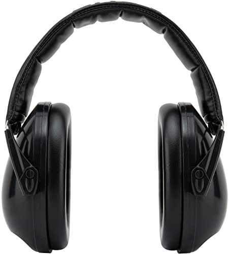 Snug Kids Earmuffs – Noise Reduction for Toddlers & Children – Adjustable, Lightweight, Foldable, Soft & Comfortable - color: Black